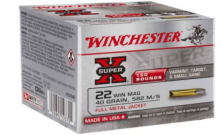 Winchester .22WinMag Super-X FMJ
